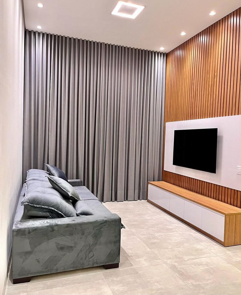 Detalhe de cortina entregue pela Decorlive